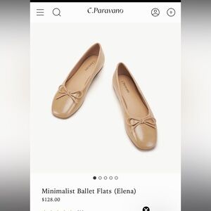 Minimalist Ballet Flats (Elena) from C. Paravano